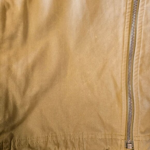 Duluth Trading Co. Mens Medium Gold Hooded Zip Jacket With Elastic Cuffs & Pocke - Picture 14 of 15